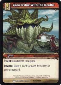 warcraft tcg wrathgate conversing with the depths