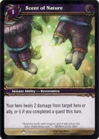 warcraft tcg wrathgate scent of nature
