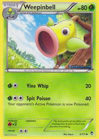 pokemon xy furious fists weepinbell 2 111