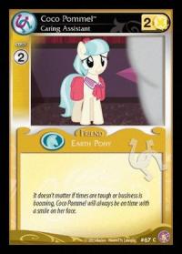 my little pony absolute discord coco pommel caring assistant