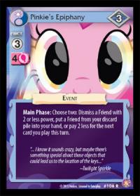 my little pony absolute discord pinkie s epiphany foil