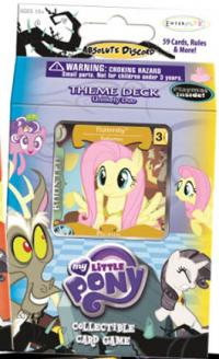 my little pony my little pony sealed product absolute discord unlikely duo theme deck
