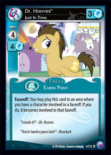 Dr. Hooves, Just in Time