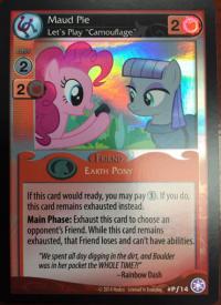 my little pony mlp promos maud pie let s play camouflage pf14