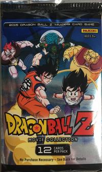 dragonball z dbz sealed product dbz panini movie collection booster pack