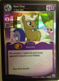 my little pony premiere rare find a real gem foil
