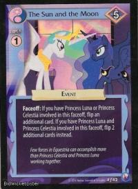 my little pony canterlot nights the sun and the moon foil
